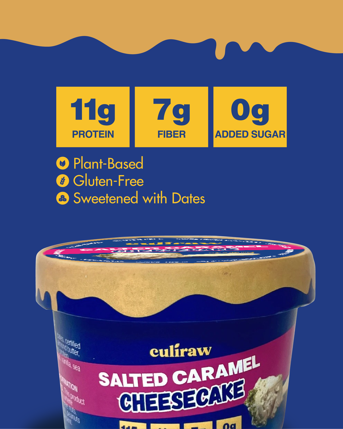 Salted Caramel Cheesecake - 4 pack